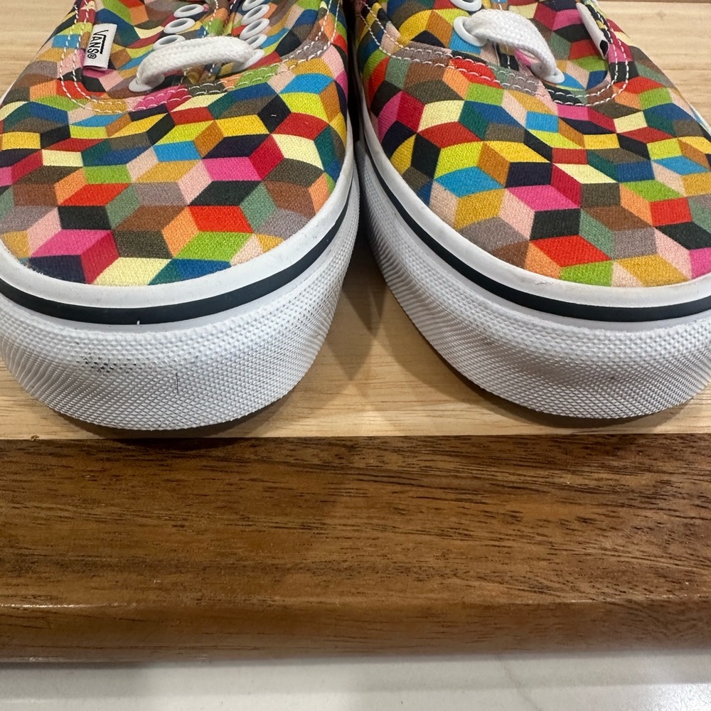 Vans Women’s Multicolor Geometric Pattern Sneakers - image 3